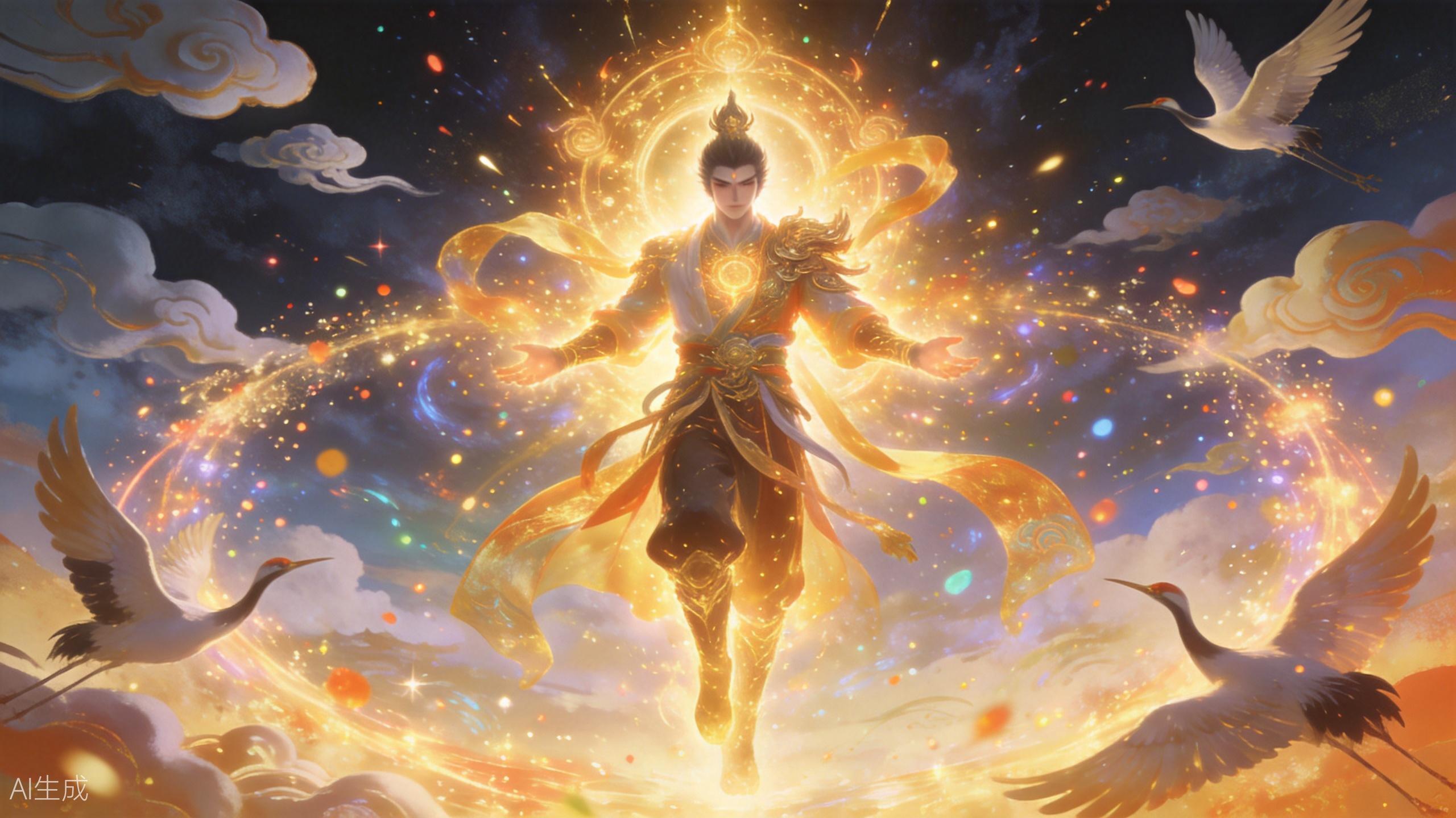 梦幻西游私服角色飞升成仙场景